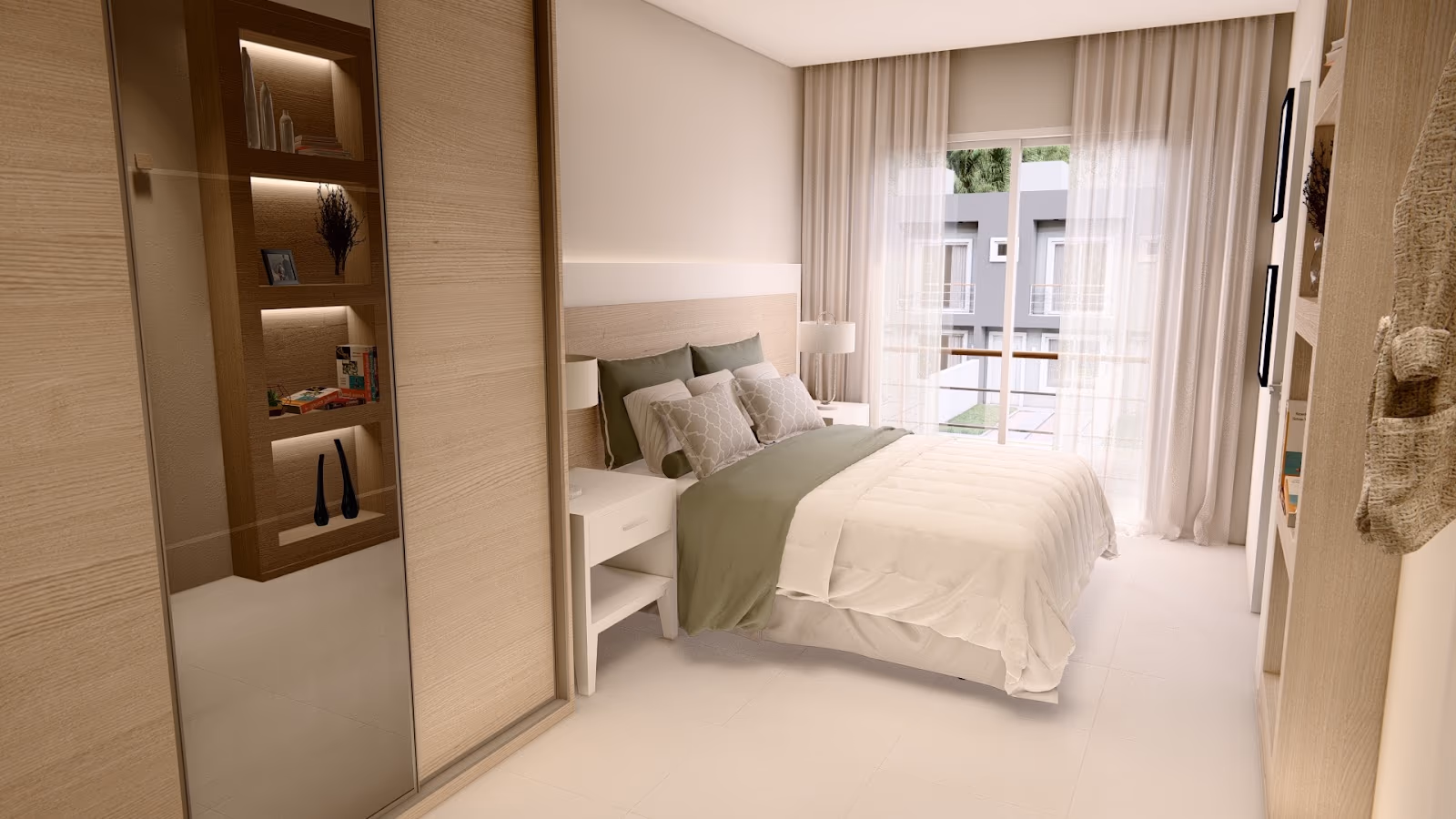 Suíte com closet planejado